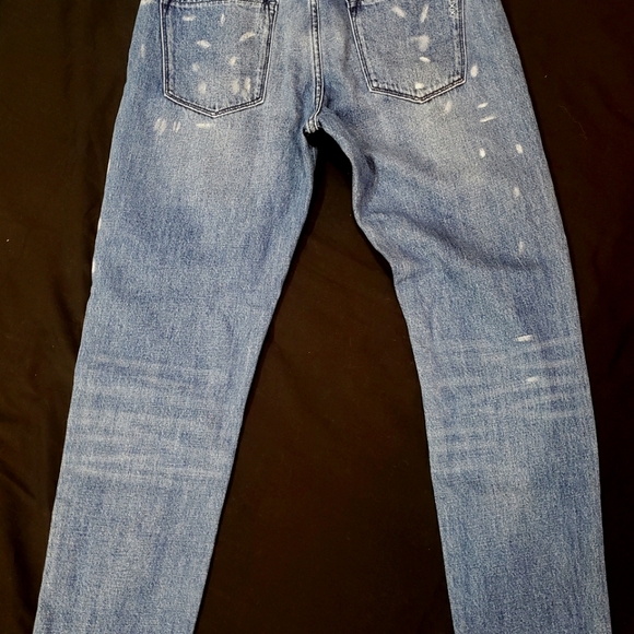 Scotch and Soda Embossed Cut Out Embellished Mom Jeans Sz 28/32 - Picture 7 of 13